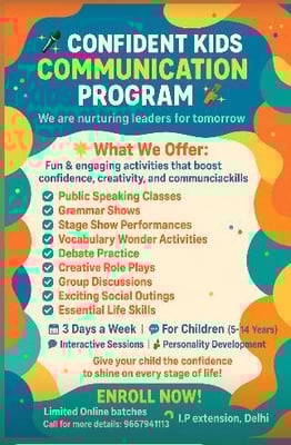 Happy Souls Academy: Kids Communication Program