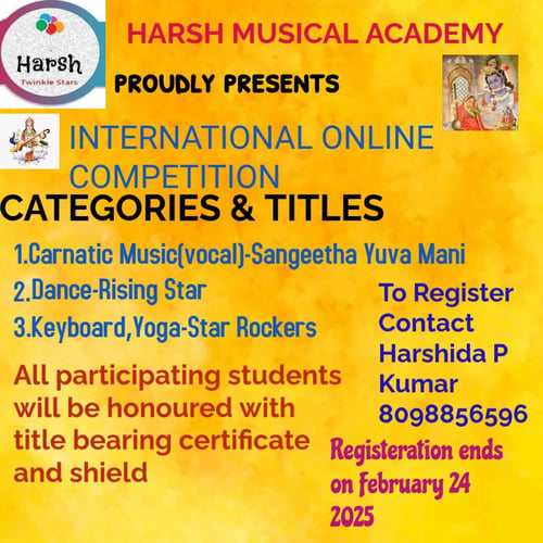 Harsh Twinkle Stars-International Online Competition