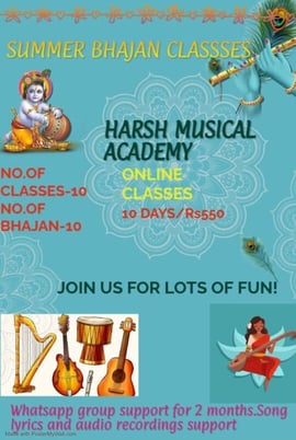 Harsh Twinkle Stars-Summer Bhajan Classes