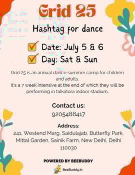 Hashtag for Dance-Grid 25