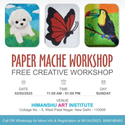 Himanshu Art Institute-Paper Mache Workshop