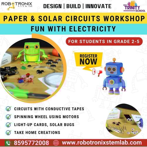 Holy Trinity School-Paper & Solar Circuits Workshop