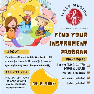 iPley Music-Find Your Instrument (Music Discovery Program)