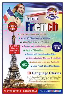 iB Language Classes Pvt.Ltd.-French Language Classes