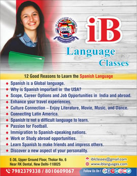 iB Language Classes Pvt.Ltd.-Spanish Language Classes