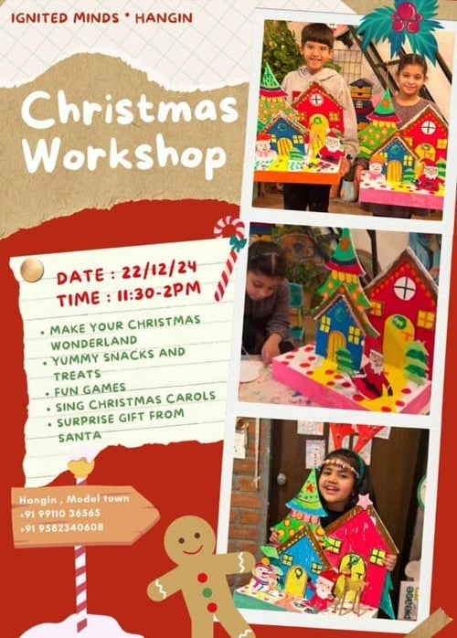 Ignited minds & Hangin-Christmas Workshop