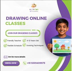 Hoopstar Academy:  Drawing Online Classes