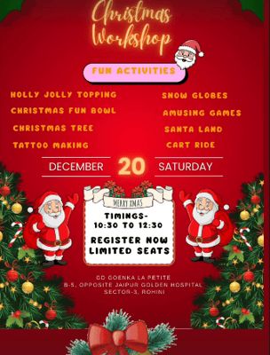 GD Goenka La Petite-Christmas Workshop 2025