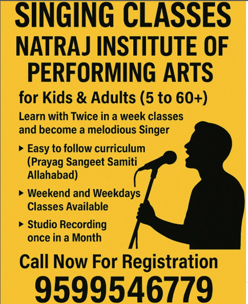 Natraj Institute of Performing Arts- Singing Classes