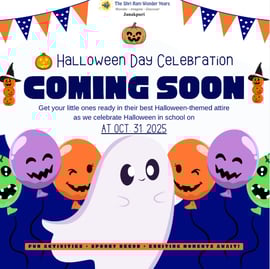 The Shri Ram Wonder Years-Halloween celebration