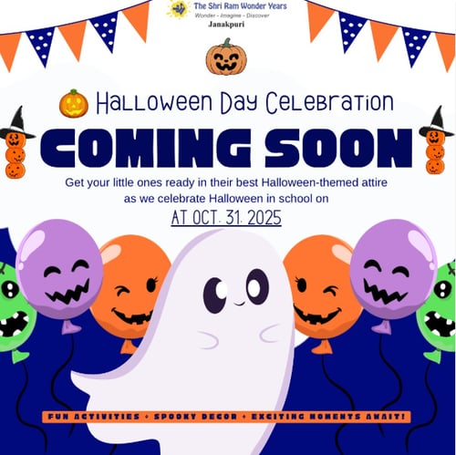 The Shri Ram Wonder Years-Halloween celebration