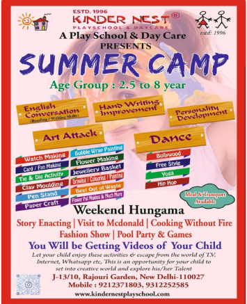 KinderNest Play School-Summer Camp '25