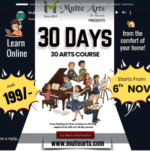 MulteArts-30 Days 30 Arts Course