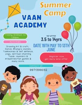 Vaan Academy -Summer Camp