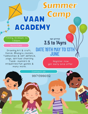 Vaan Academy -Summer Camp