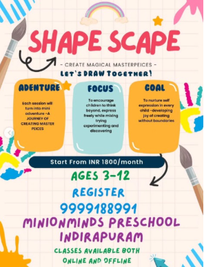 Minion Minds Preschool-Create Magical Masterpieces