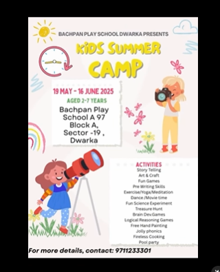 Bachpan Play School- Summer Camp 2025