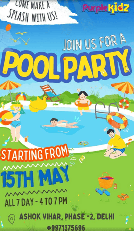 Purple Kidz-Pool Party