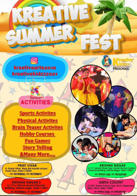 Kreative Kidzz preschool and Daycare-Summer Camp 2026