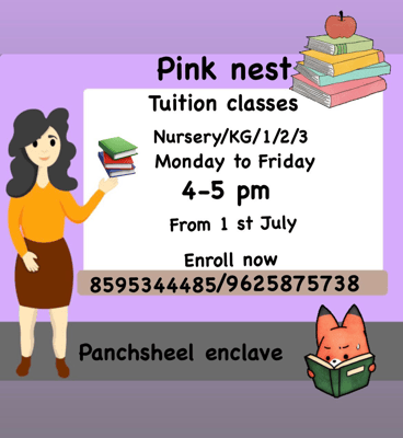 PinkNest ByManju-Tuition classes