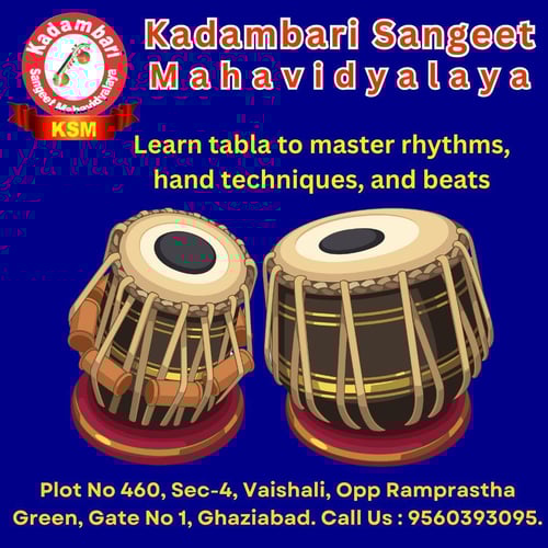 Kadambari Sangeet Mahavidyalaya-Tabla Classese