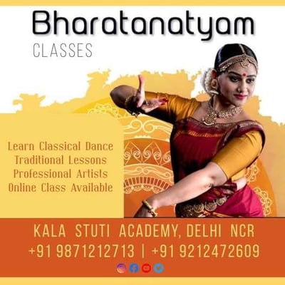 Kala Stuti Academy-Bharatanatyam Classes (Online)