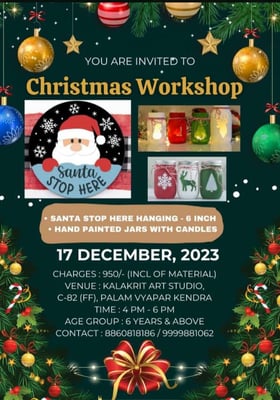 Kalakrit Art Studio-Christmas Workshop