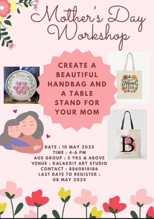 Kalakrit Art Studio-Mothers Day Workshop