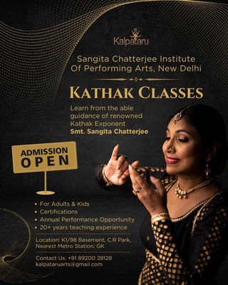 Kalpataru Arts-Kathak Classes