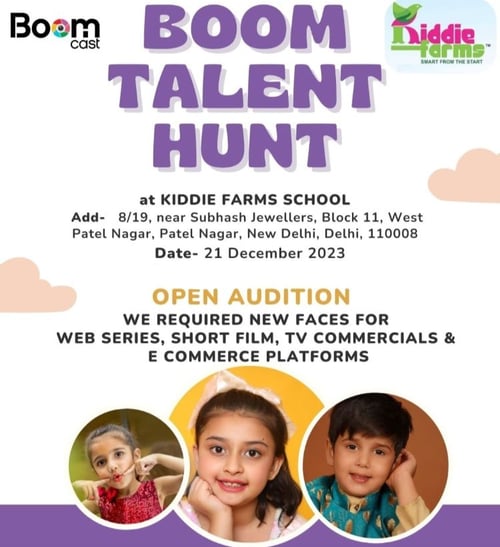 Kiddie Farms-boom talent hunt