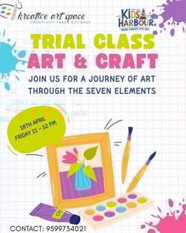 Kids Harbour-Art & Craft Trial Class (18th April)