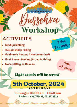 Kids Hive-Dussehra workshop