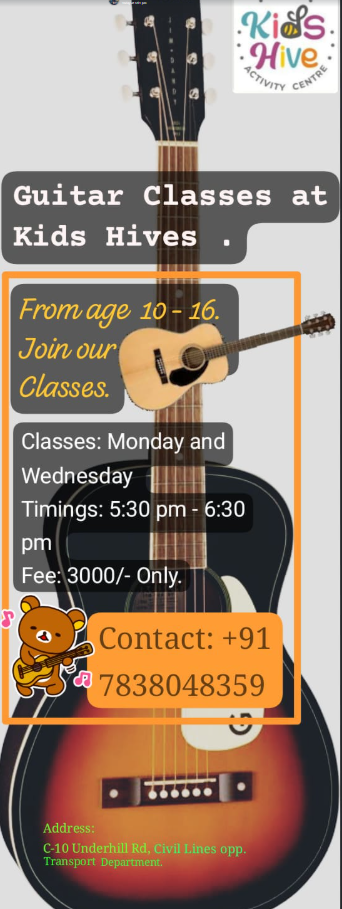 Kids Hive-Guitar Classes