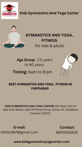 Kids Gymnastics And Yoga Center-Gymnastics & yoga fitness classes