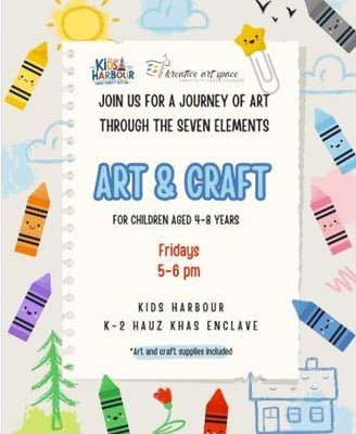  KIDS HARBOUR: ART and CRAFT CLASSES