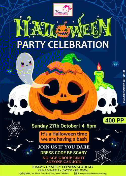 Kimaya Dance N Fitness Academy-Halloween Party Celebration