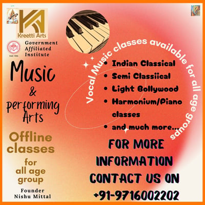 Kreeti Arts-Vocal Music Classes