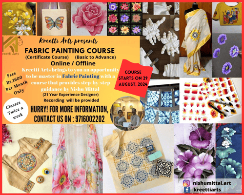 Kreetti Arts-Fabric Painting Course