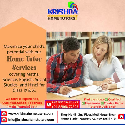 Krishna home tutors-Tuitions 9th-10th Class Home Class