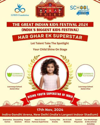 Learn Ways Play School- The Great Indian Kids Festival 2024 (India’s biggest kids festival)