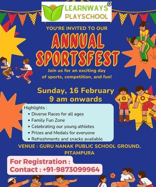 Learn Ways Play School-Annual Sports Fest