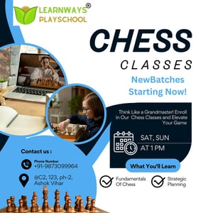 Learn ways Play school-Chess Classes