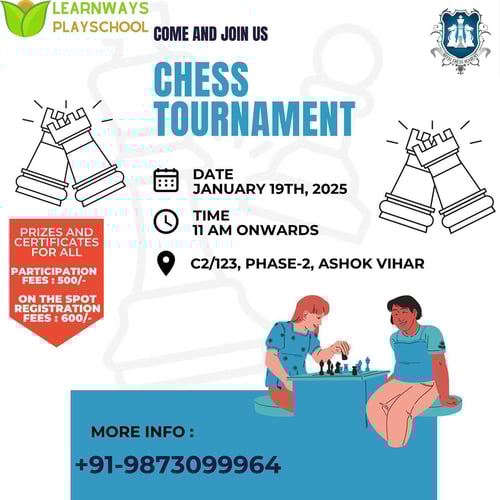 Learn Ways Play School-Chess Tournament