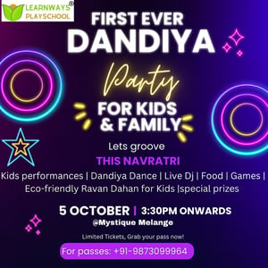 Learn Ways Play School-Dandiya Party for kids & family