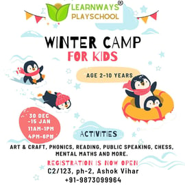 Learn Ways Play School-Kids Winter Camp