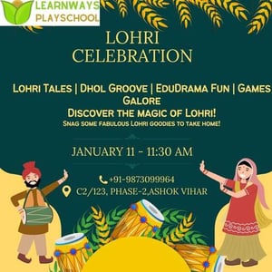 Learn Ways Play School-Lohri Celebration