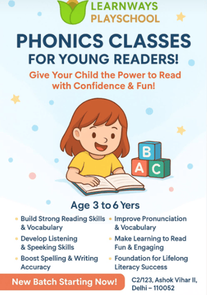 Learn Ways Play School-Phonics Classes