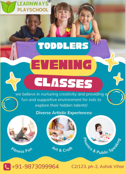 Learn Ways Play School-Toddlers Evening Classes
