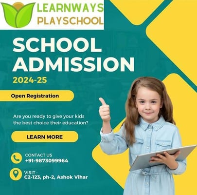 Learn Ways Play School-Admissions Open-2024-2025
