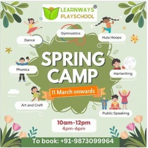 LEARNWAYS PLAYSCHOOL : SPRING CAMP